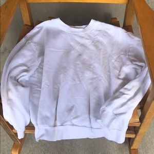 Plain White Pullover